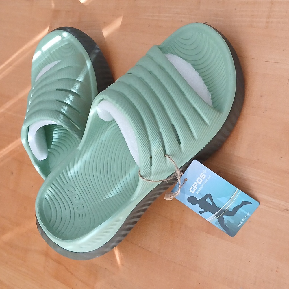 GPOS Womens Recovery Slides Orthotic Plantar Fasciitis Relief New Unused 8